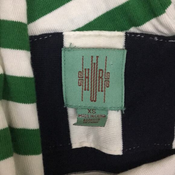 Anthropologie HWR Monogram Split Striped Dress - Picture 5 of 8